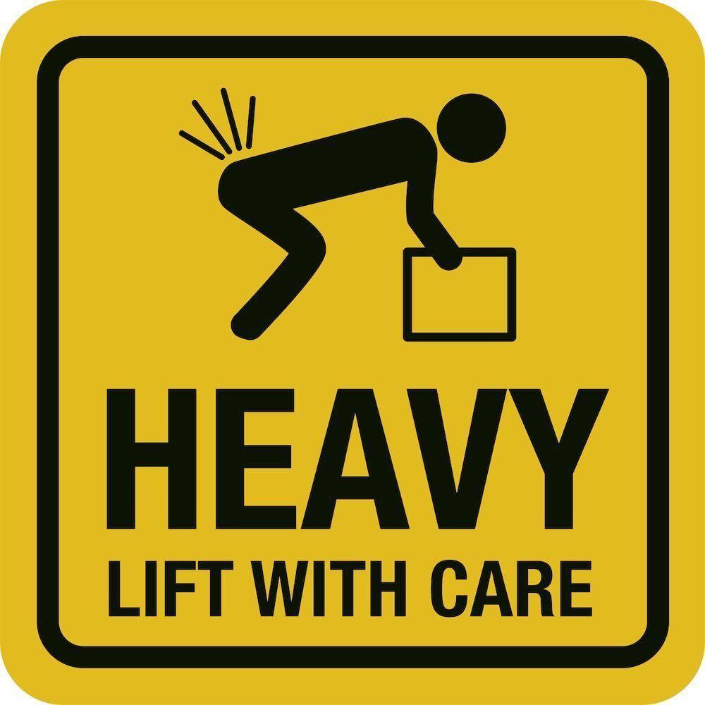 Skilt Heavy - Sikkerhedsgiganten