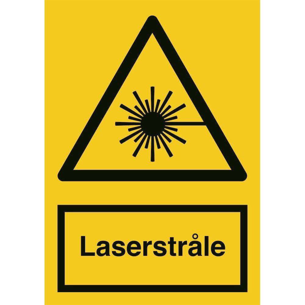 Skilt Laserstråle A307 - Sikkerhedsgiganten