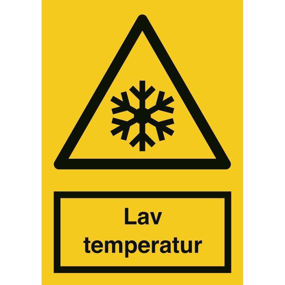 Skilt Lav temperatur A333 - Sikkerhedsgiganten