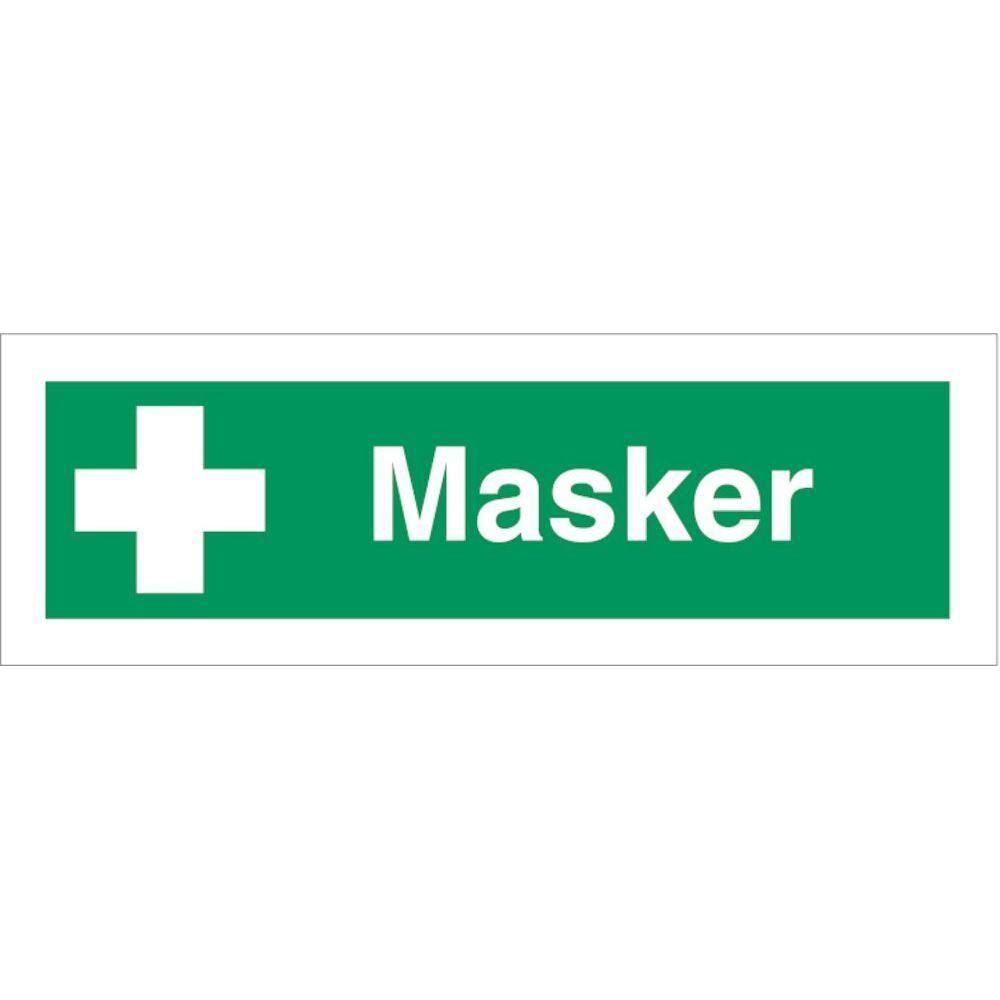 Skilt Masker H408 - Sikkerhedsgiganten