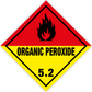 Skilt Organic peroxide kl. 5.2 fareseddel - Sikkerhedsgiganten