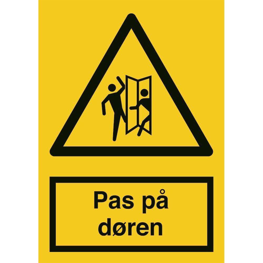 Skilt Pas på døren - Sikkerhedsgiganten