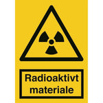 Skilt Radioaktivitet materiale - Sikkerhedsgiganten
