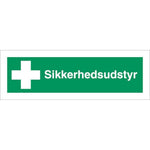 Skilt Sikkerhedsudstyr - Sikkerhedsgiganten
