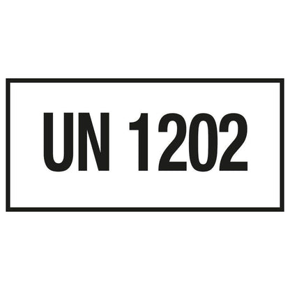 Skilt UN 1202 fareseddel - Sikkerhedsgiganten