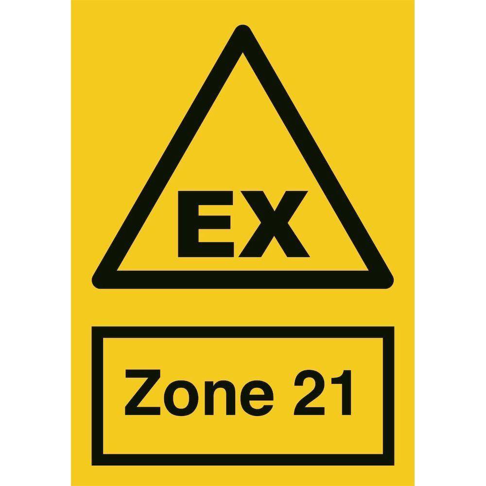 Skilt Zone 21 - Sikkerhedsgiganten