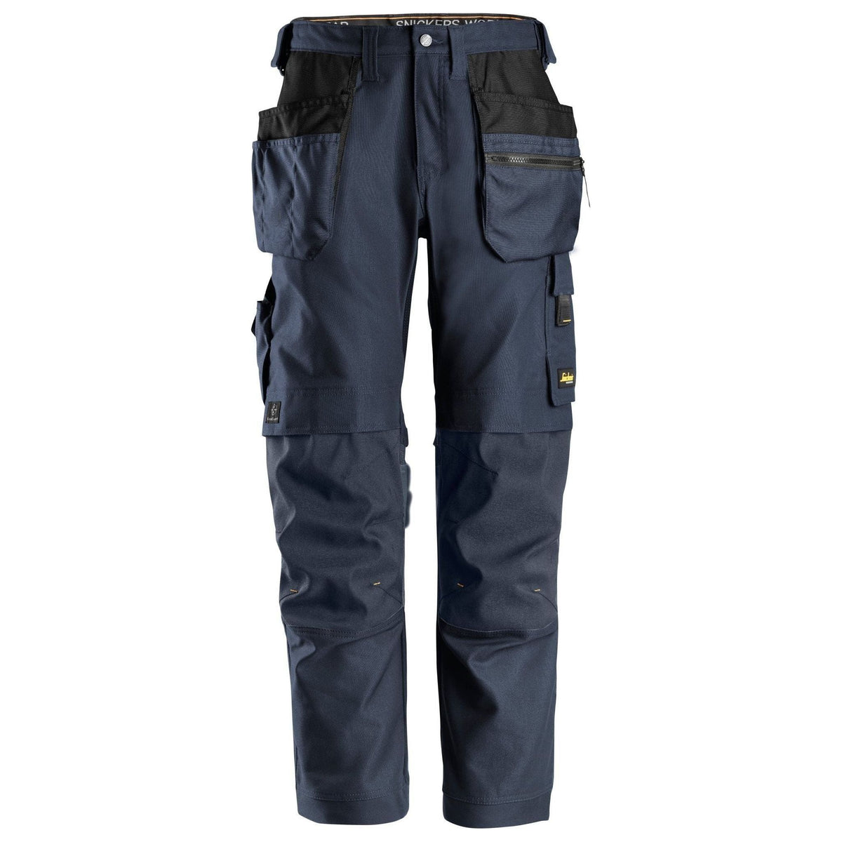 Snickers AW Bukser Canvas+ med hylsterlommer navy 6224 - Sikkerhedsgiganten