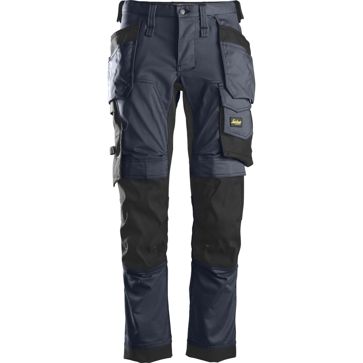Snickers AW Bukser stretch med hylsterlommer navy/sort 6241 - Sikkerhedsgiganten