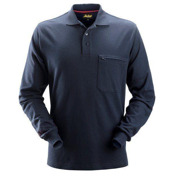 Snickers ProtecWork polo shirt lange ærmer 2660 - Sikkerhedsgiganten