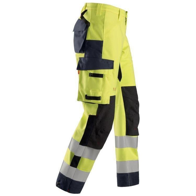 Snickers PW skalbuks Hi - Vis klasse 2 6563 - Sikkerhedsgiganten