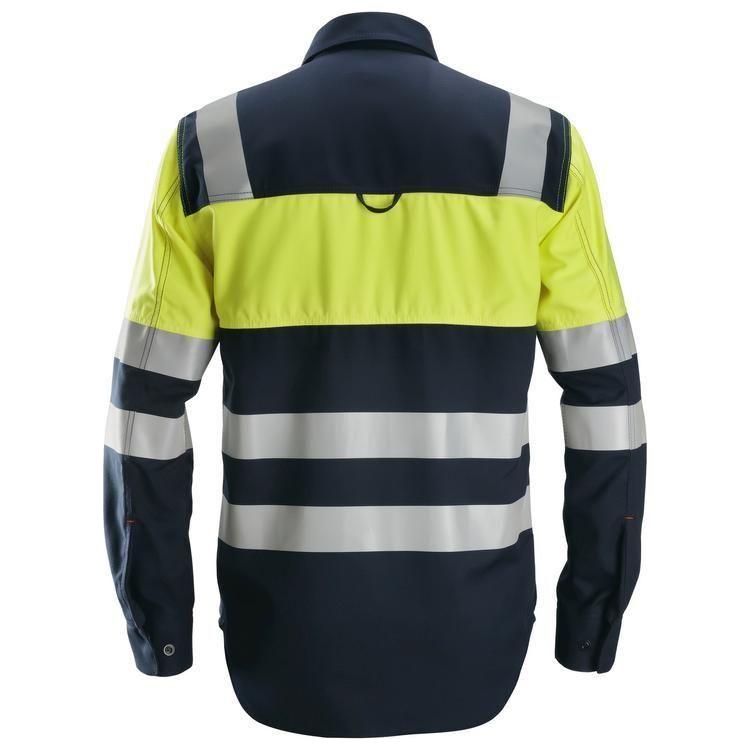 Snickers PW skjorte Hi - Vis klasse 1 8560 - Sikkerhedsgiganten
