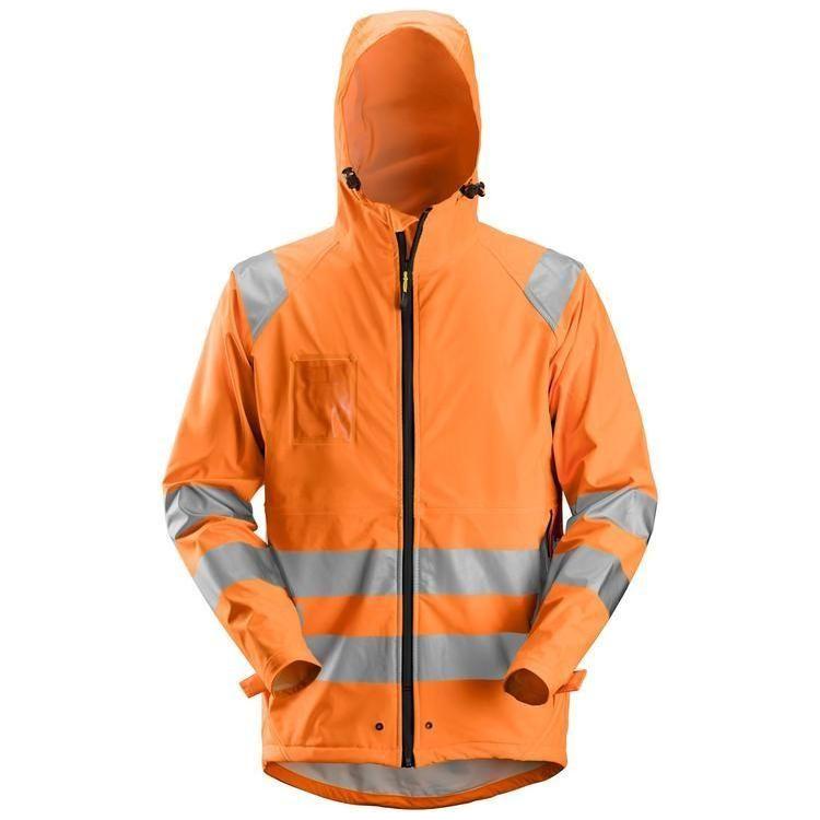 Snickers Regnjakke PU High - Vis klasse 3 8233 - Sikkerhedsgiganten