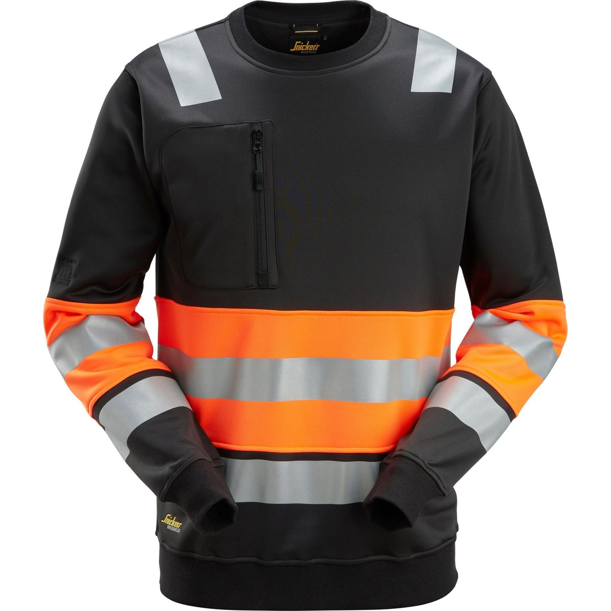 Snickers Sweatshirt High - Vis klasse 1 8031 - Sikkerhedsgiganten