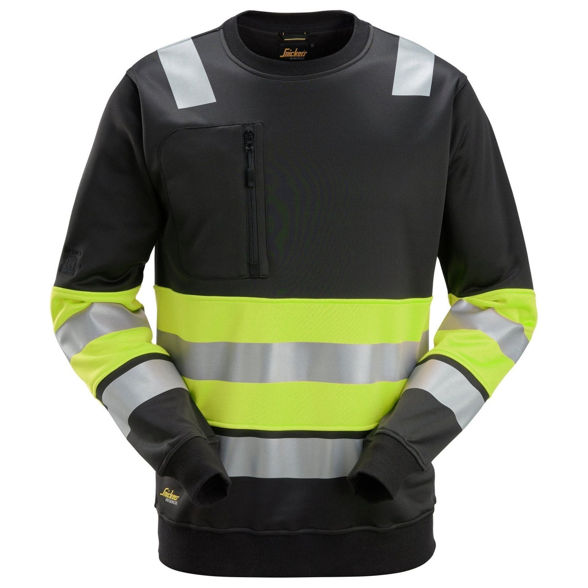 Snickers Sweatshirt High - Vis klasse 1 8031 - Sikkerhedsgiganten