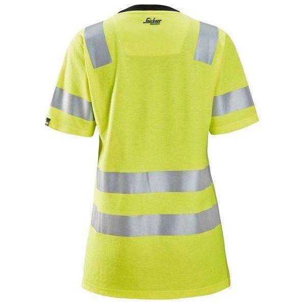 Snickers T - shirt dame Hi - Vis klasse 2 2537 - Sikkerhedsgiganten