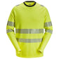 Snickers T - shirt Hi - Vis m/lange ærmer 2431 - Sikkerhedsgiganten