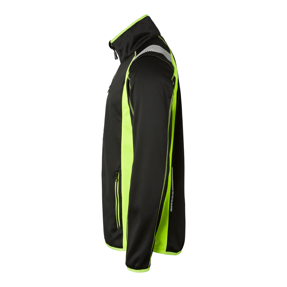 Top Swede 275 Sweatshirt Sort/Hi - Vis Gul – Funktionel og Synlig Arbejdsbeklædning - Sikkerhedsgiganten Sweatshirt