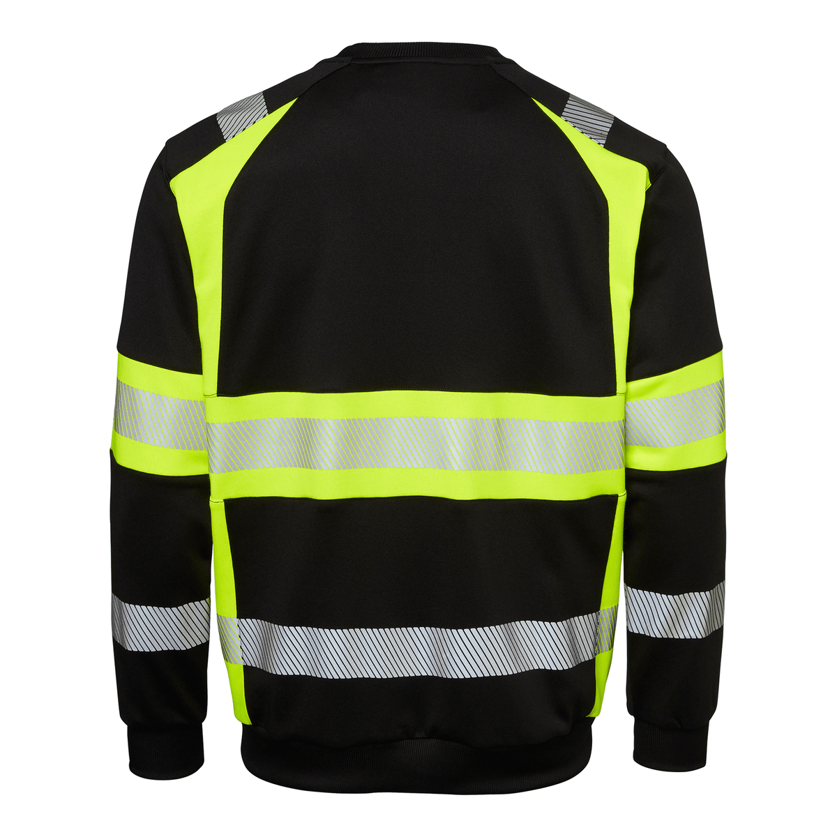 Top Swede Sweatshirt Sort/Hi - His Gul 602 - Sikkerhedsgiganten Sweatshirt