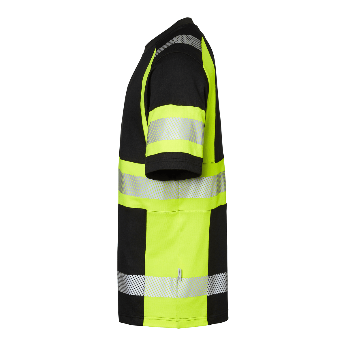 Top Swede T-Shirt Sort/Hi - Vis Gul 600 - Sikkerhedsgiganten T-shirts