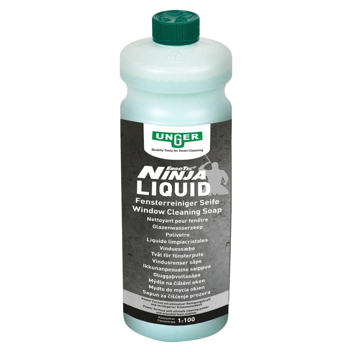 Unger Ninja Liquid vinduespudsersæbe 1 liter - Sikkerhedsgiganten