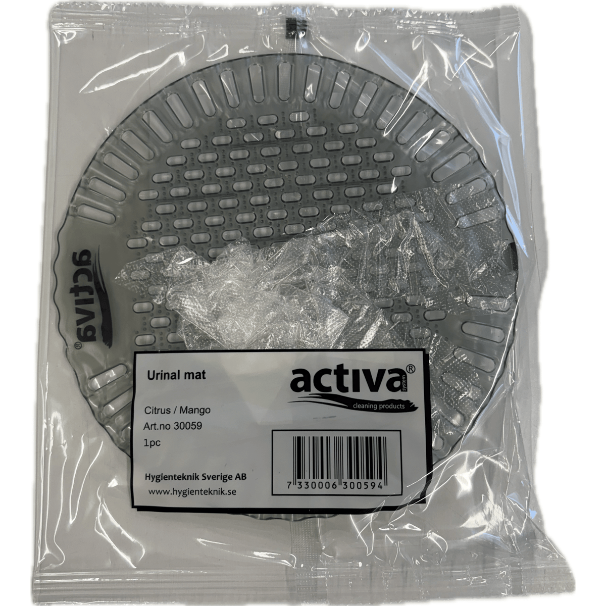 Urinalmåtte Activa citrus/mango med parfume 12 stk - Sikkerhedsgiganten