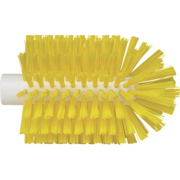 Vikan Rørbørstehoved 17cm, Ø10.3cm PP/polyester/rustfrit stål, medium børstehår 53801 - Sikkerhedsgiganten