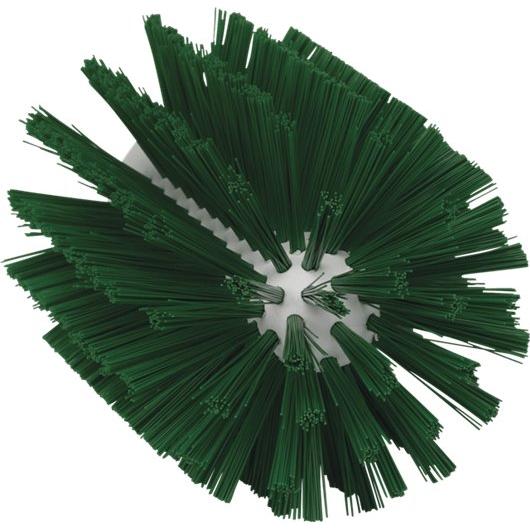 Vikan Rørbørstehoved 17cm, Ø10.3cm PP/polyester/rustfrit stål, medium børstehår 53801 - Sikkerhedsgiganten