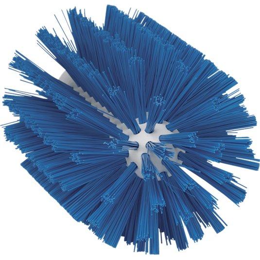 Vikan Rørbørstehoved 17cm, Ø10.3cm PP/polyester/rustfrit stål, medium børstehår 53801 - Sikkerhedsgiganten