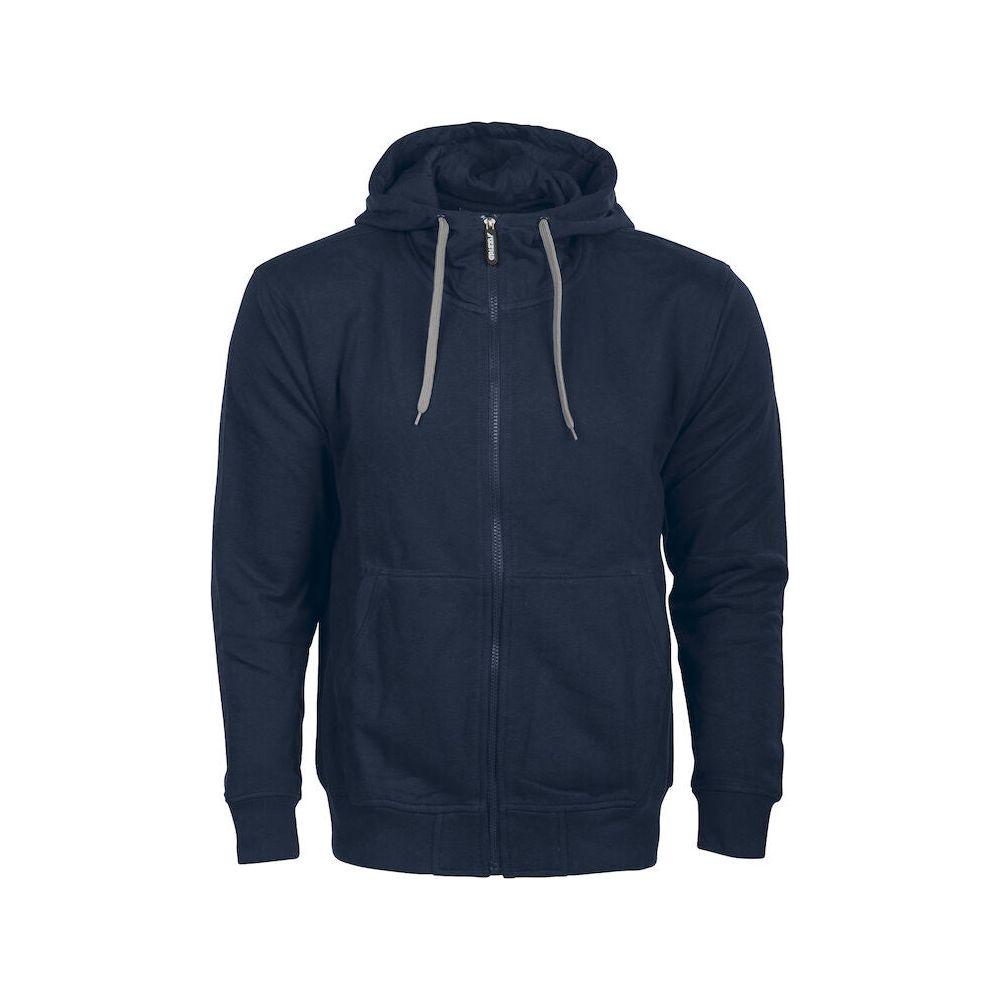 Graphix Midland Hood 150461, navy hættetrøje med lynlås og snørehætte