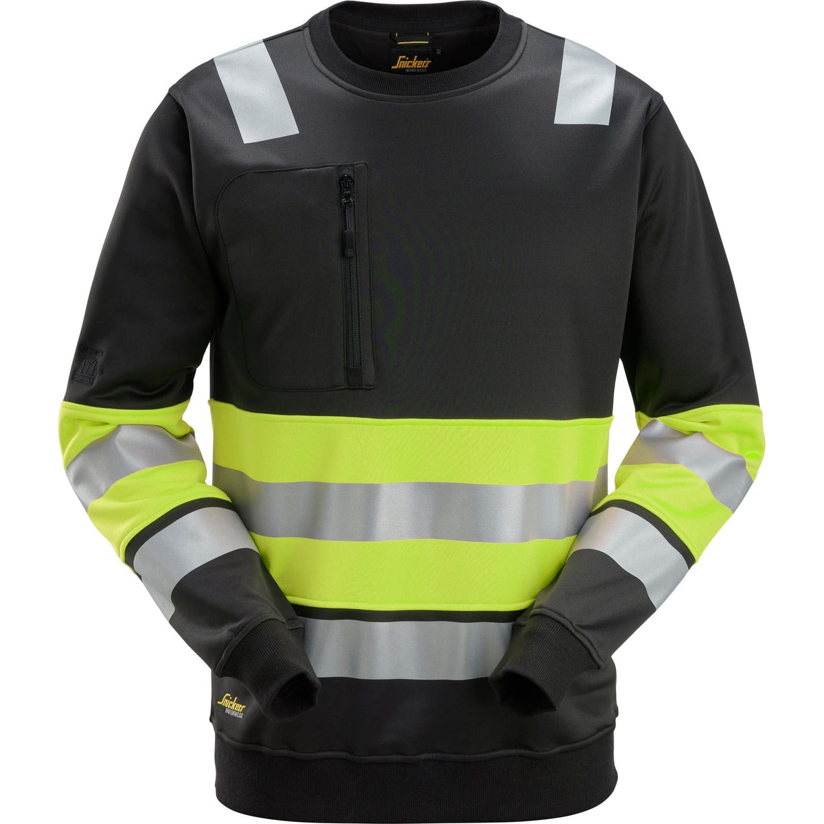 Snickers Sweatshirt High - Vis klasse 1 8031 - Sikkerhedsgiganten